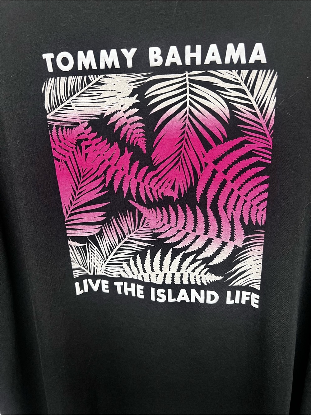 TOMMY BAHAMA BLACK SHORT SLEEVE MARLIN LOGO T-SHIRT. SIZE XXL. 100% Cotton - Picture 6 of 8